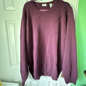 IZOD Men's Plum‎ Crewneck Sweater